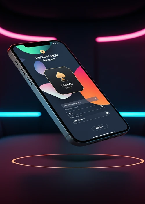 Roospin Casino account registration form with user details and secure sign-up button for new players